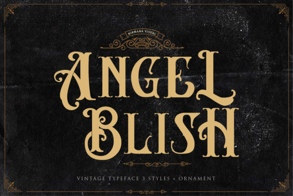 Angel Blish Family: A Display Font for Building a Cohesive Brand
