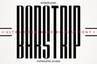 Barstrip: An Editorial Font for Distinctive Headlines