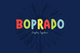 Boprado: A Playful Display Font for Small Business Branding