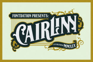 Cairlinn: A Vintage Serif Typeface for Editorial Design