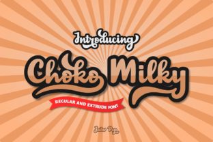 Choko Milky: The Bold Display Font for Digital Creatives