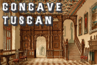 Concave Tuscan Family: A Display Typeface for Web Design
