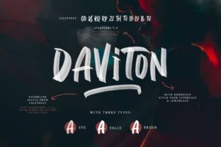 Daviton: A Display Font That Makes Your Brand Memorable
