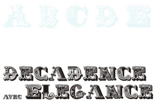 Decadence Avec Elegance: A Display Font for Editorial Charm