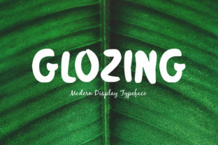 Glozing: A Brush Font for Bold Digital Identity
