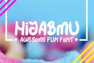 Hijabmu: A Playful Display Typeface for Editorial Projects