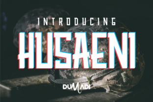 Husaeni: The Display Font That Elevates Marketing Visuals