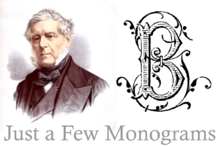 Just a Few Monograms: A Classic Font for Modern Makers