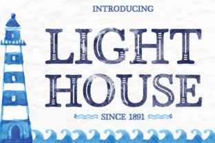 Light House: A Display Font That Pops in Social Graphics