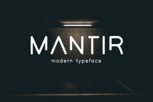 Mantir: A Modern Display Font for Digital Creators