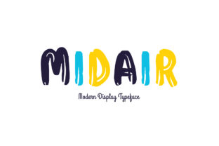 Midair: A Display Font That Brings Handmade Products to Life