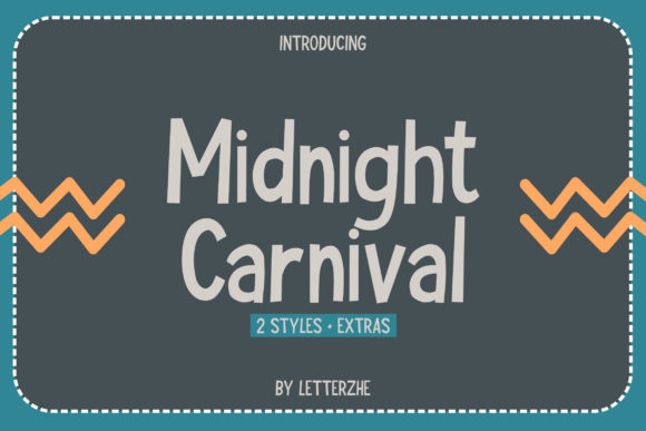 Midnight Carnival: A Display Font with Character and Mood