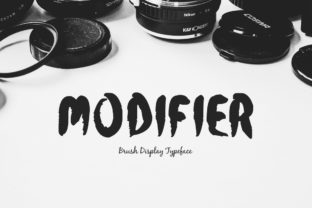 Modifier: A Display Font for Bold Marketing Visuals