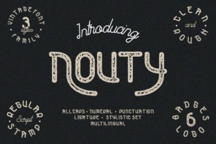 Nouty: A Vintage Sans Serif Font for Modern Digital Personality