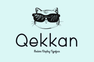 Qekkan: A Modern Display Font for Web Designers