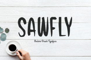 Sawfly: A Brush Font That Brings Handmade Charm to Life