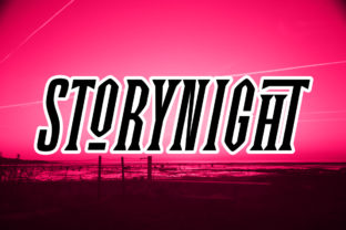 Story Night: A Display Font with Storytelling Power