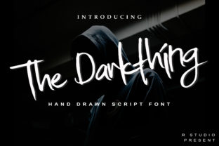 The Darkthing: A Hand-Drawn Brush Font for Makers