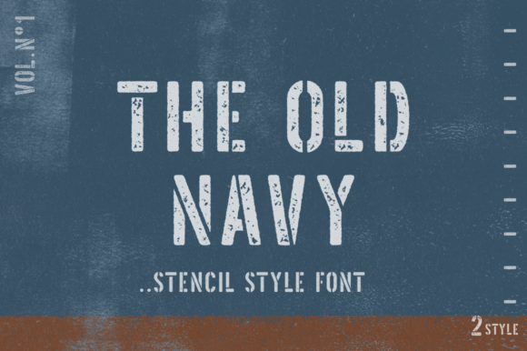 The Old Navy: A Stencil Font with Makers in Mind