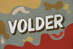 Volder: A Warm, Bold Display Font for Editorial Projects